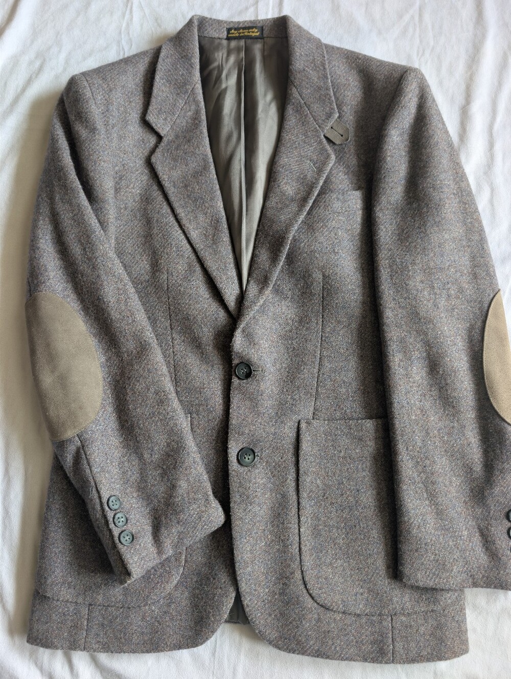 Vintage Von Furstenberg Prince Egon Collection Blazer w/elbow patches size 36-S